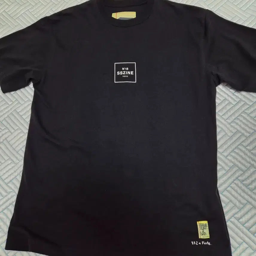 [BUNJANG] SSZ BEAMS Center Logo T-shirt Black L / SSZ BEAMS 센터 로고 반팔 티셔츠 블랙 L