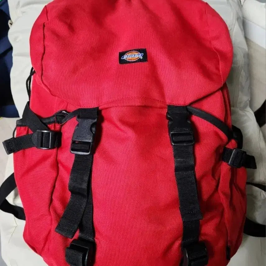 [BUNJANG] Dickies Red Backpack / 가격내림)Dickies 레드 백팩 free 남여공용