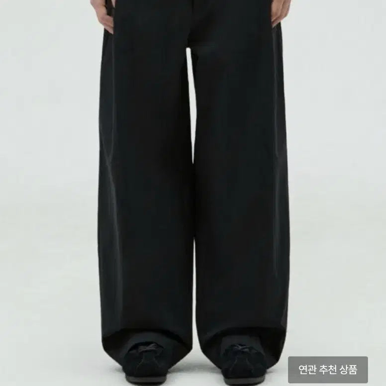 [BUNJANG] ESSENTIAL by EQL Structure Pants Black XL / ESSENTIAL by EQL 스트럭쳐 팬츠 블랙 XL