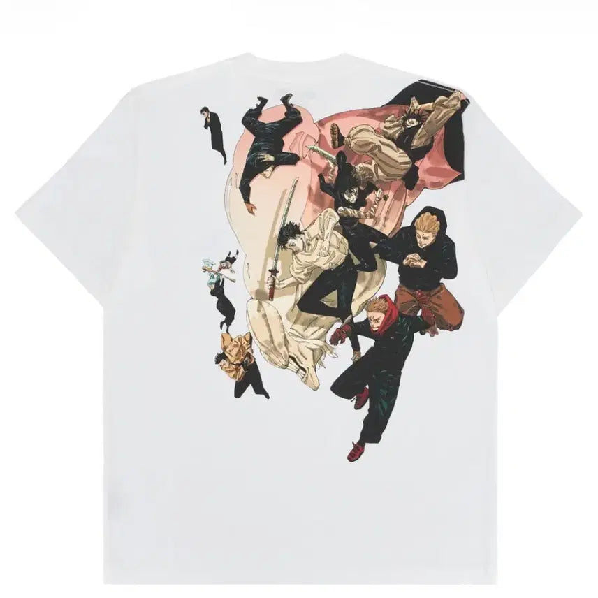[BUNJANG] Uniqlo UT Shueisha 100th Anniversary Jujutsu Kaisen T-Shirt White 2XL / 2XL 유니클로 UT 슈에이샤 창립 100주년 주술회전 티셔츠 화이트