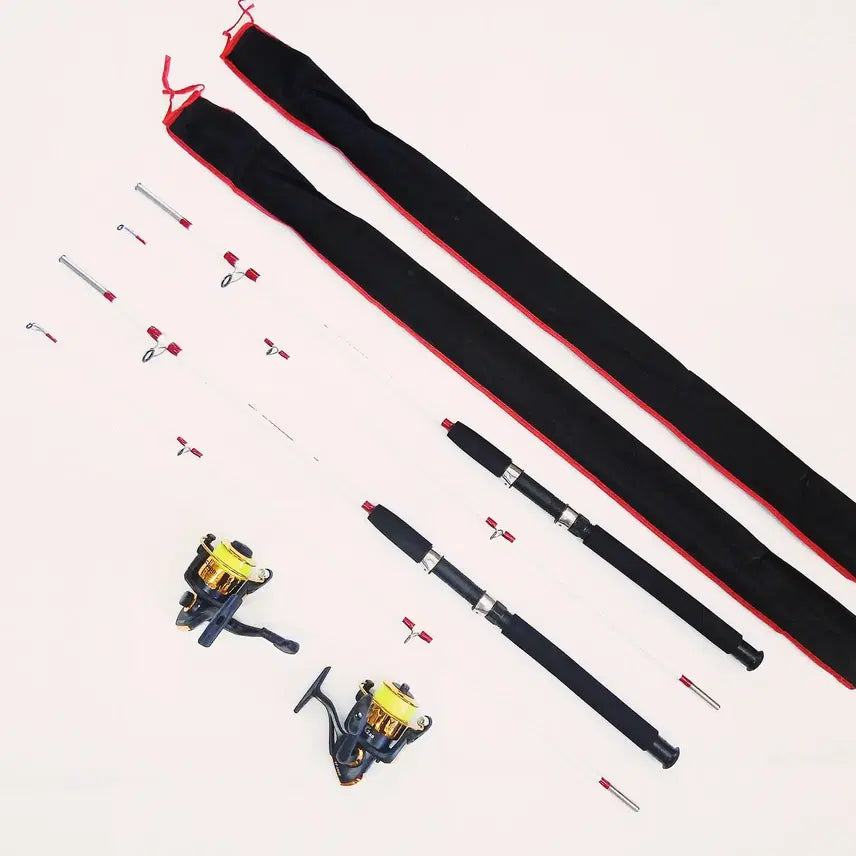 [BUNJANG] Fishing Rod and Reel Set / 문어,우럭,광어,농어,베스낚시대2대 5000번릴2대 릴줄