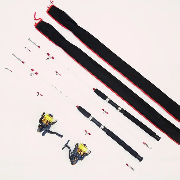 [BUNJANG] Fishing Rod and Reel Set / 문어,우럭,광어,농어,베스낚시대2대 5000번릴2대 릴줄