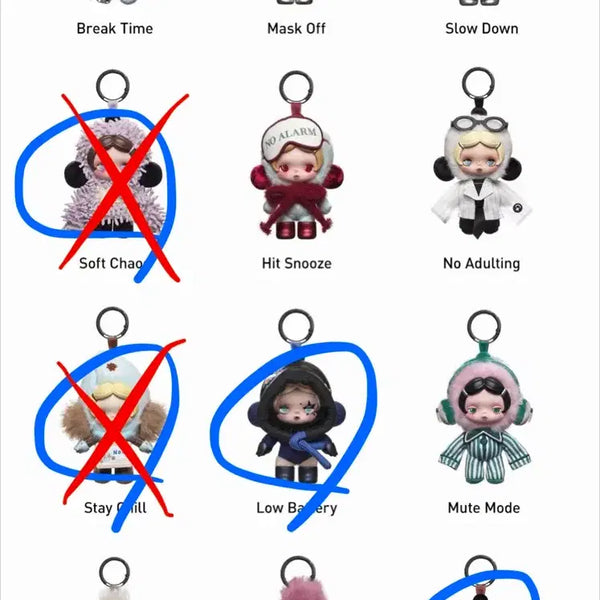 [BUNJANG] Pop Mart Skullpanda Off Mode Doll Keychain (Sealed) / (미개봉 새상품) 팝마트 팝나우 스컬판다 off mode 인형 키링