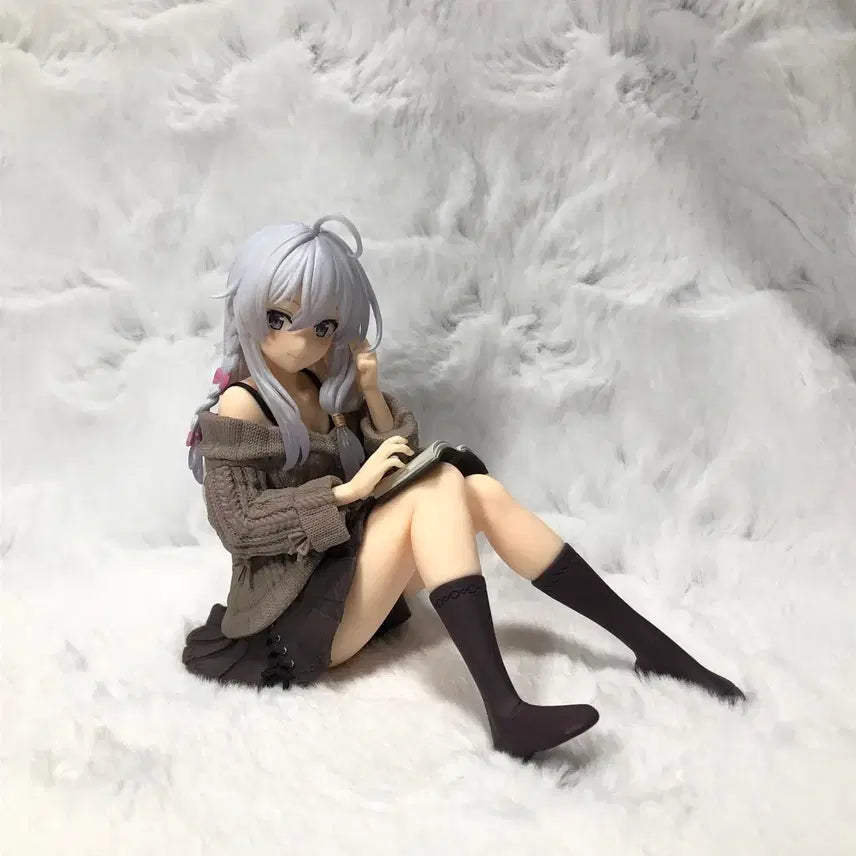 [BUNJANG] The Witch's Journey Elaina Desktop Figure / 마녀의 여행 일레이나 데스크탑 큐트 미소녀 피규어