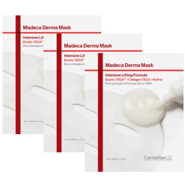 [BUNJANG] Dongkook Pharmaceutical Madeca Derma Mask Intensive Lifting Formula 3 Boxes (30 Sheets) / 동국제약 마데카 더마 마스크 인텐시브 리프팅 포뮬러 3곽 (30매)