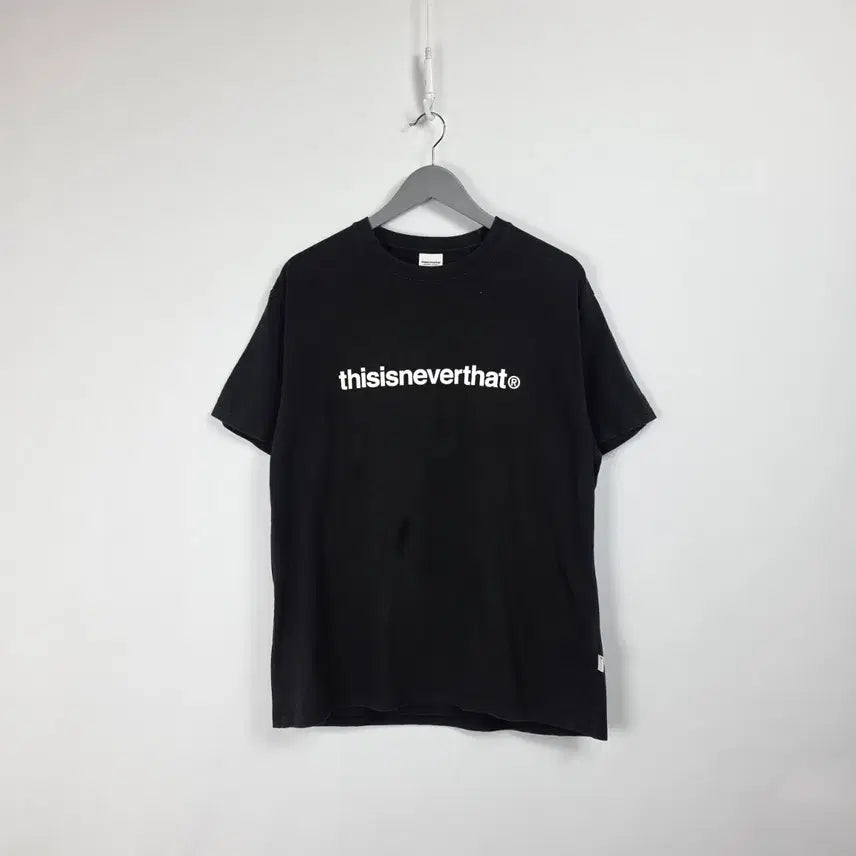 [BUNJANG] Thisisneverthat Black Logo Short Sleeve T-Shirt L / 디스이즈네버댓 블랙 로고 반팔티 남 100. 260805