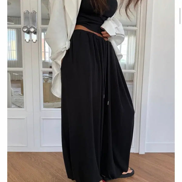 [BUNJANG] FATAL J Harem Pants Black / 파탈제이 하렘팬츠 블랙(임산부가능)