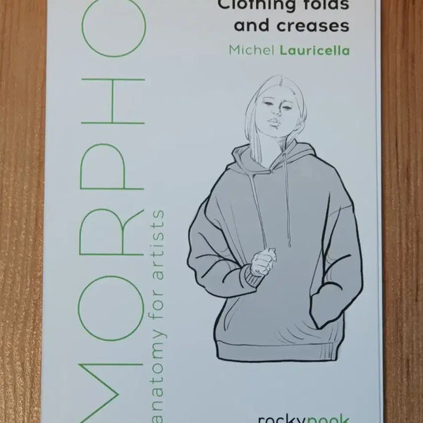 [BUNJANG] Morpho Clothes Folds Drawing Guide Book / Morpho 옷주름 그림 작법서