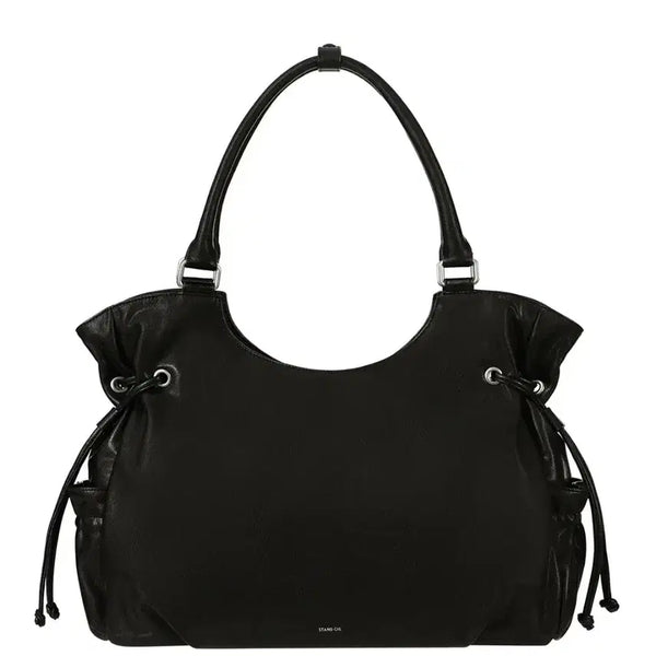 [BUNJANG] Stand Oil Breezy Bag Black Leather Shoulder Bag / 새상품 스탠드오일 브리지백 블랙 stand oil breezy bag  가방 숄더백