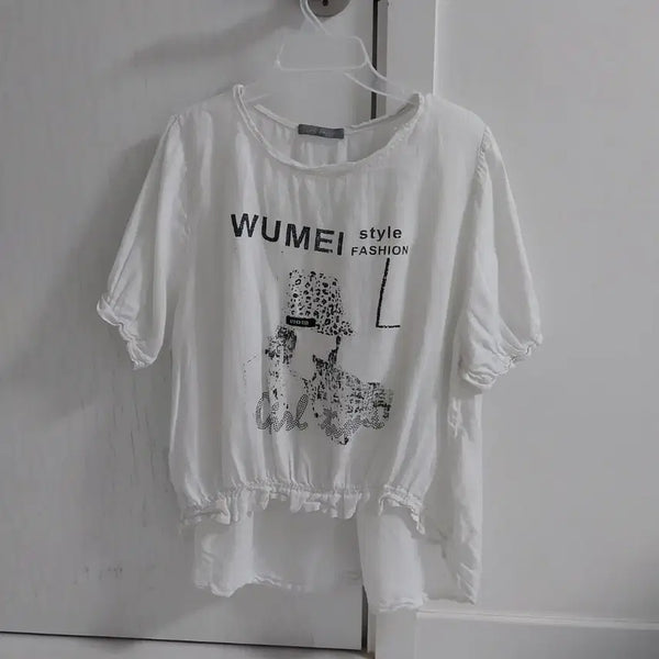 [BUNJANG] LeNic & McCoy 100% Linen T-Shirt Blouse / 르니앤맥코이LeNic&McCoy 린넨 100%티셔츠 블라우스