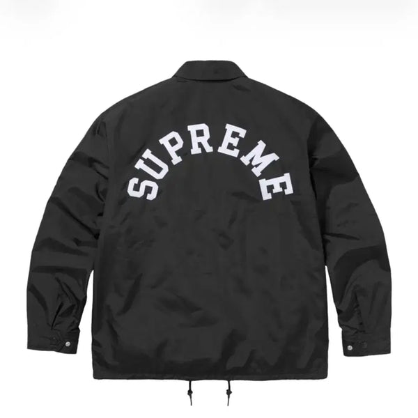 [BUNJANG] Supreme x Champion Coaches Jacket Black / 슈프림 x 챔피온 코치 자켓 블랙 - 24SS
