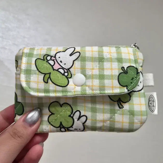 [BUNJANG] Miffy Four-Leaf Clover Two-Way Card Holder / 미피 네잎클로버 투웨이 카드지갑