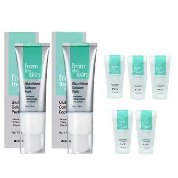[BUNJANG] From The Skin Glutathione Collagen Pack (2 x 50g) + 5 Samples / 프롬더스킨 글루타치온 콜라겐 팩(50g) 2개+샘플 5개