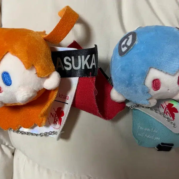 [BUNJANG] Evangelion Rei Asuka Plush Brooch Bundle Set / 에반게리온 레이 아스카 누이 브로치 일괄