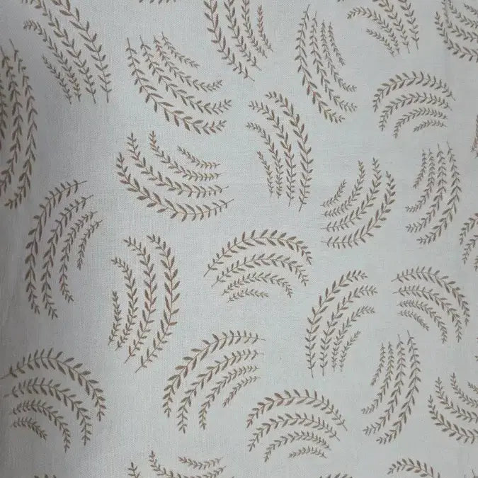 [BUNJANG] Leaf Pattern Midi Dress / 나뭇잎 패턴 원피스
