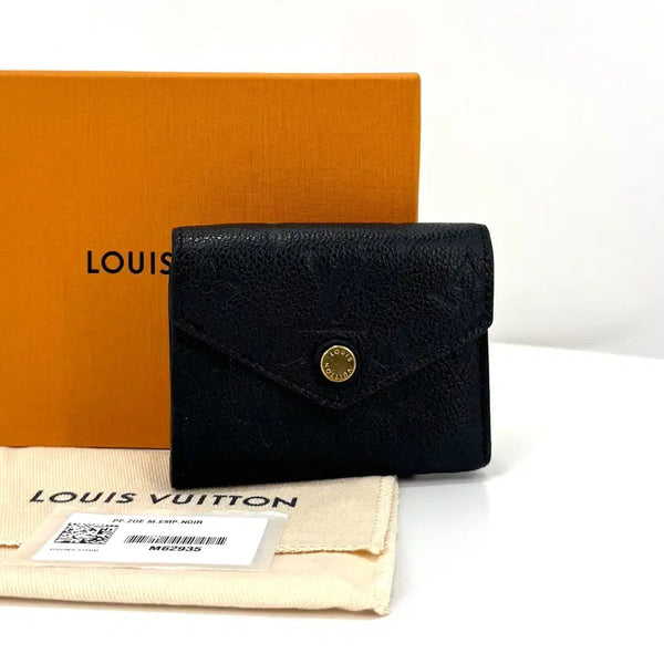 [BUNJANG] Louis Vuitton Zoé Wallet Monogram Empreinte Bifold / 루이비통 조에 월릿 모노그램 앙프렝뜨 반지갑 (M62935)