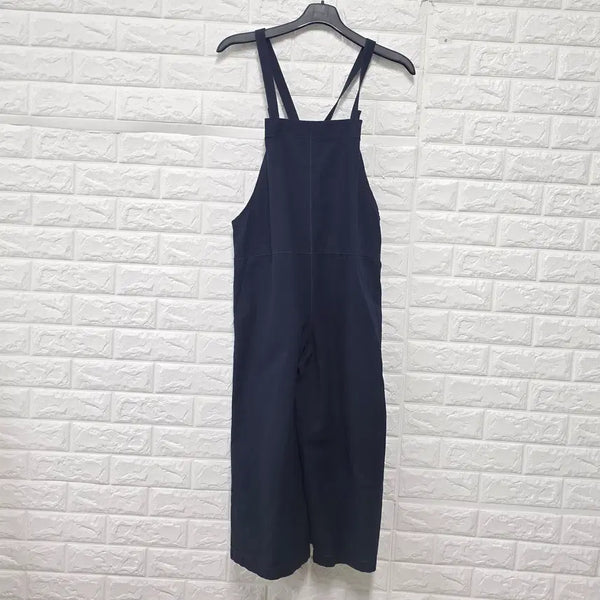 [BUNJANG] Studio Tombo Wide Overalls Jumpsuit / M 스튜디오톰보이 백포켓 와이드 오버롤 점프수트 E487