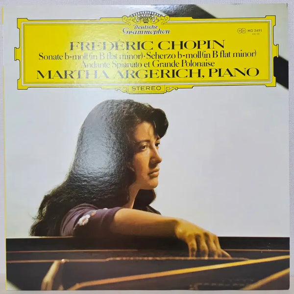 [BUNJANG] Martha Argerich Plays Chopin Piano Sonata No. 2 'Marche funèbre', Scherzo No. 2, Andante spianato & Grande Polonaise brillante LP / 아르헤리치: 쇼팽 피아노 소나타 2번 (장송행진곡), 스케르초 2번, 안단테 스피아나토 & 그랑드 폴로네즈 브릴리앙트 LP