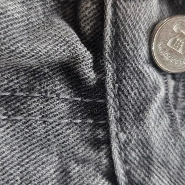 [BUNJANG] Grey Denim Bermuda Shorts / 그레이 데님 버뮤다 팬츠