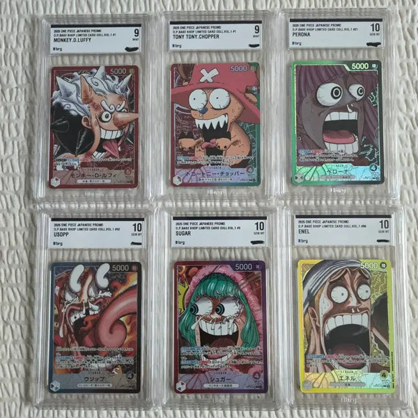 [BUNJANG] One Piece Card Set - Luffy, Chopper, Perona, Usopp, Sugar, Enel (Sequential Numbers) / 원피스 카드 루피/쵸파/페로나/우솝/슈가/에넬 연번