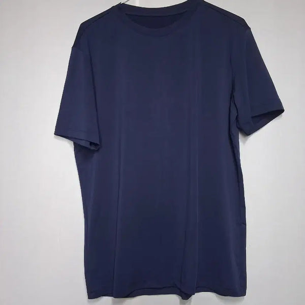 [BUNJANG] Solid Short Sleeve T-Shirt Navy (Size 100) / 무지 반팔 티셔츠 네이비(100)