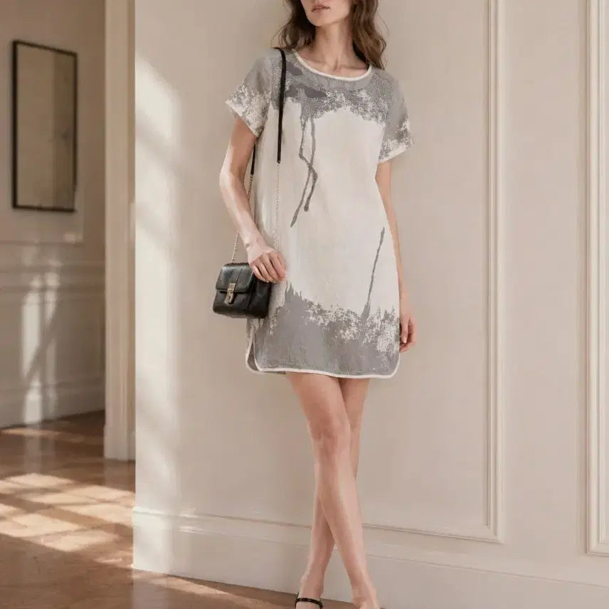 [BUNJANG] RUSSELL 100% Linen Dress Free Size / 러셀 RUSSELL 이태리 100% 린넨 원피스 프리사이즈