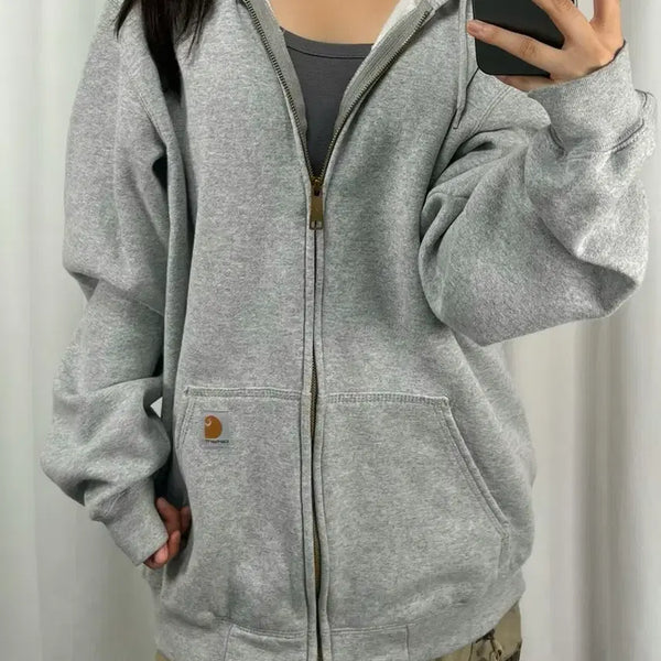 [BUNJANG] Carhartt Loose Fit Midweight Hoodie / 칼하트 루즈핏 미드웨이트 후드집업