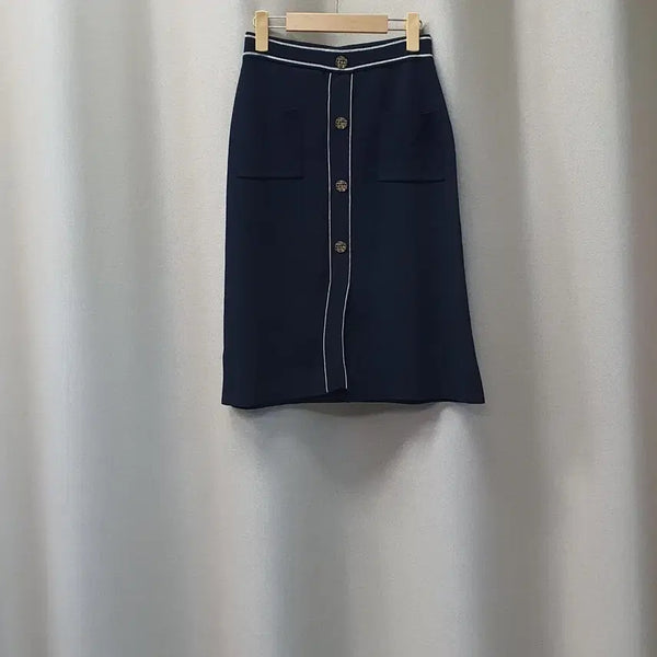 [BUNJANG] Sisley Banding Front Slit Skirt / 시슬리 밴딩 앞트임 스커트