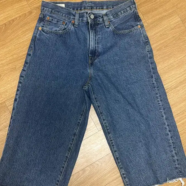 [BUNJANG] Levi's 478 Baggy Capris Mid Blue / 리바이스 478 배기 카프리스(30)