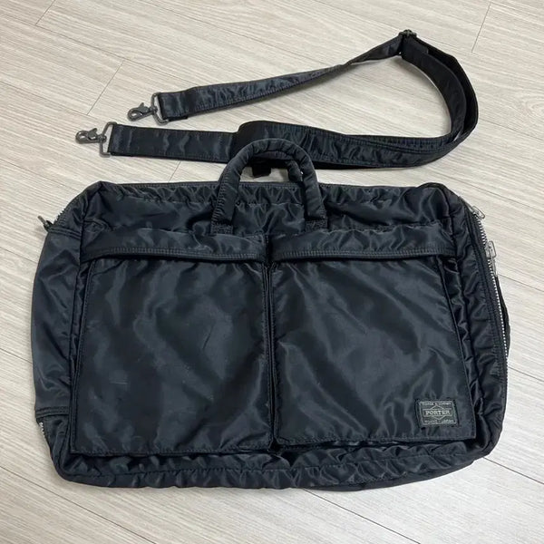 [BUNJANG] Porter Yoshida Tanker 3-Way Briefcase Shoulder Bag (Black) / PORTER 요시다 포터 탱커 3WAY 브리프케이스 숄더백(블랙)