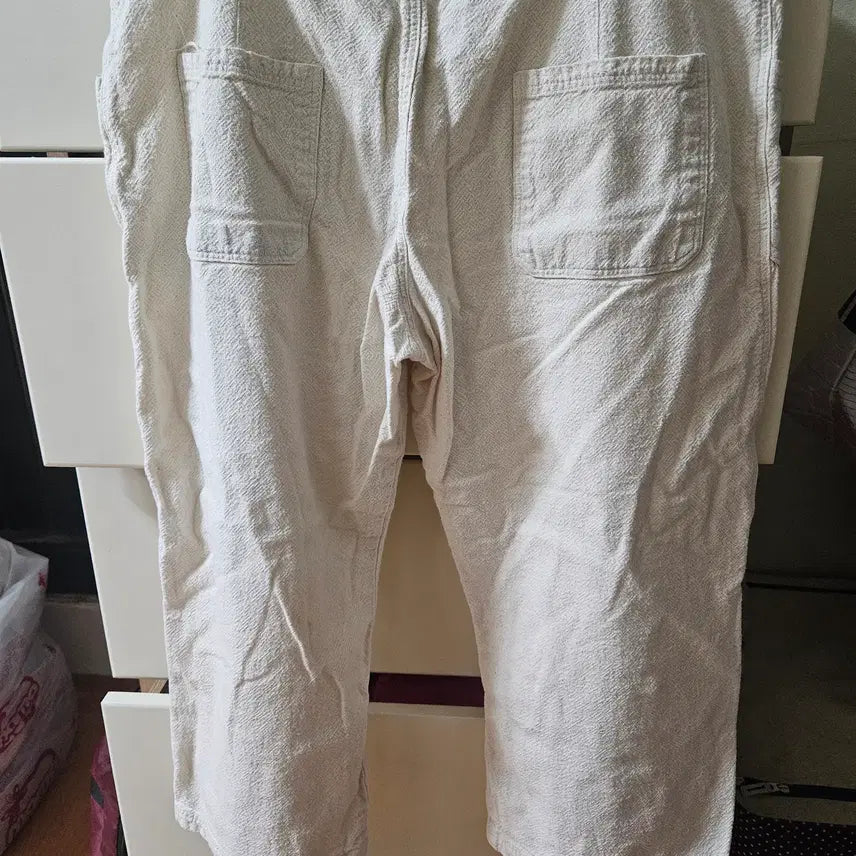 [BUNJANG] Women's Linen 7/10 Length Pants / 여성 린넨 팬츠 7부기장 .