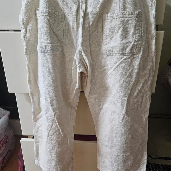 [BUNJANG] Women's Linen 7/10 Length Pants / 여성 린넨 팬츠 7부기장 .