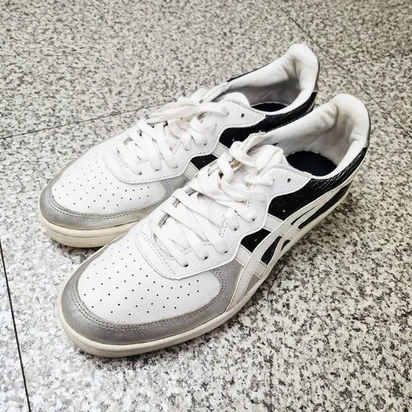 [BUNJANG] Onitsuka Tiger GSM Sneakers White/Black Silver 275mm / 오니츠카타이거 GSM 스니커즈 275 드라이함 2주미만착용