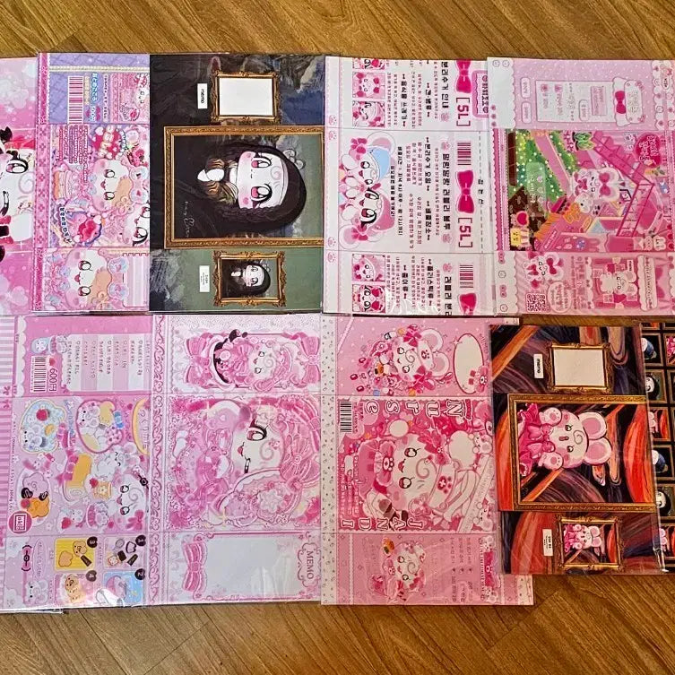 [BUNJANG] High Quality Enkko Wrapping Paper Set / 고퀄 엥꼬 랩핑지 11세트 판매해요