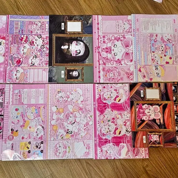 [BUNJANG] High-Quality Wrapping Paper Set (11 Sets) / 고퀄 엥꼬 랩핑지 11세트 판매해요