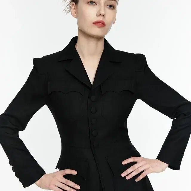 [BUNJANG] Fayewoo Valentine Blazer Black Size 38 / 페이우 발렌타인 블레이저 38 블랙