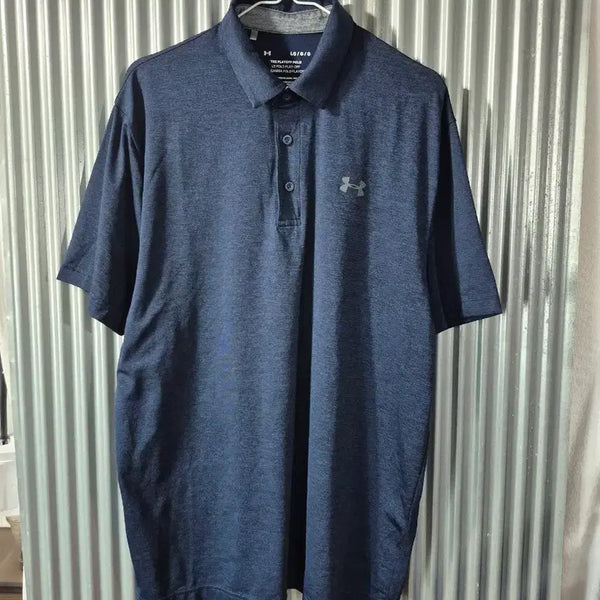 [BUNJANG] Under Armour Men's Navy Short Sleeve Polo Shirt (L) / L 언더아머 남성 반팔 카라티 네이비