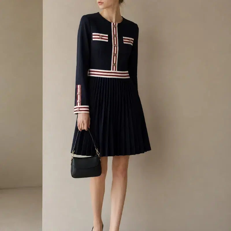 [BUNJANG] Maje Black Pleated Dress Size 1 / 마주 블랙 플리츠 원피스 1사이즈 한번착용 마쥬 원피스