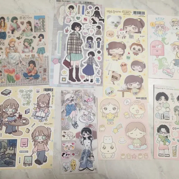 [BUNJANG] Character Sticker Bundle Set / 인물 씰스 처분/일괄판매
