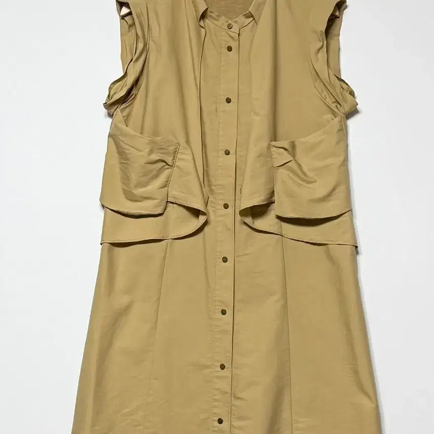 [BUNJANG] SYSTEM Sleeveless Shirt Jacket / 시스템 민소매 셔츠 자켓