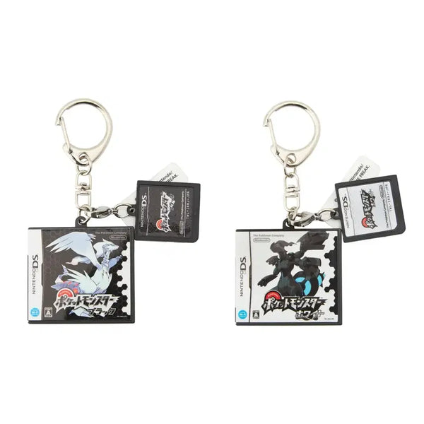 [BUNJANG] Pokemon Black and White Cartridge Keychain Set / 포켓몬스터 30주년 블화 블랙 화이트 카트리지 키링