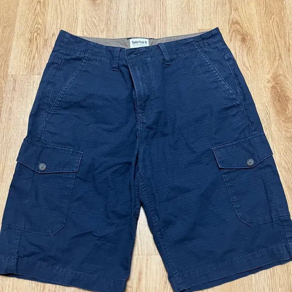 [BUNJANG] Timberland Navy Cargo Shorts / 팀버랜드 반바지 네이비 카고 반바지