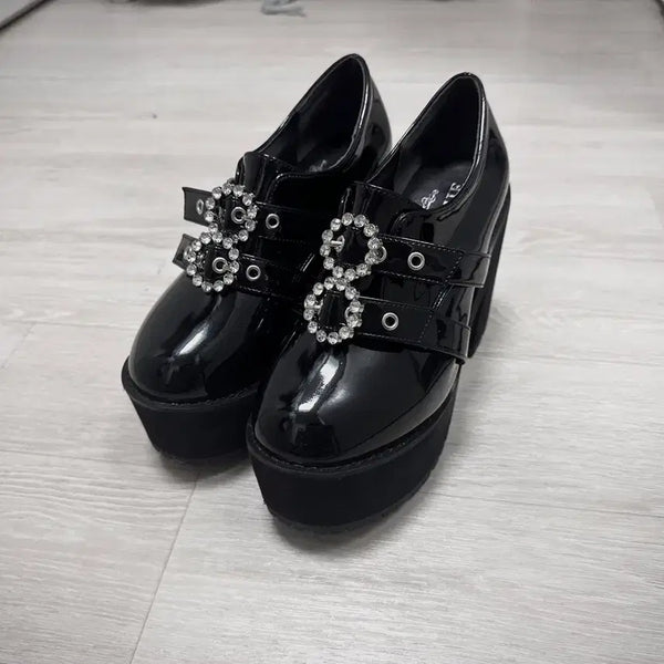 [BUNJANG] NOEMI Bijoux Platform Shoes Size S / NOEMI 노에미 비쥬 통굽 구두 s사이즈 지뢰계양산형버블즈