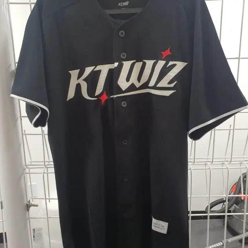 [BUNJANG] KT Wiz Baseball Uniform Black Size 105 / KT 위즈 유니폼 블랙 105사이즈 팝니다