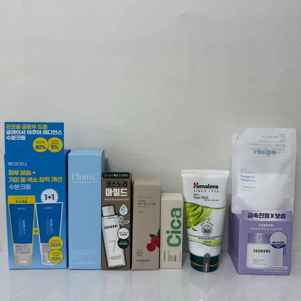 [BUNJANG] Skin Food Himalaya Cosnori Eye Recipe Toner Pad Cream Cleansing Foam Bundle / 8개일괄) 히말라야 스킨푸드 코스노리 아이레시피 토너 패드 크림 클렌징폼