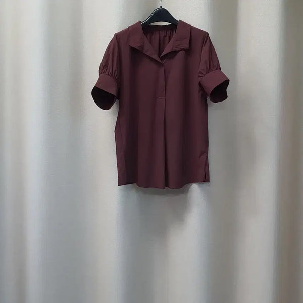 [BUNJANG] ZIOZIA Short Sleeve Blouse / 지오송지오 반소매 블라우스