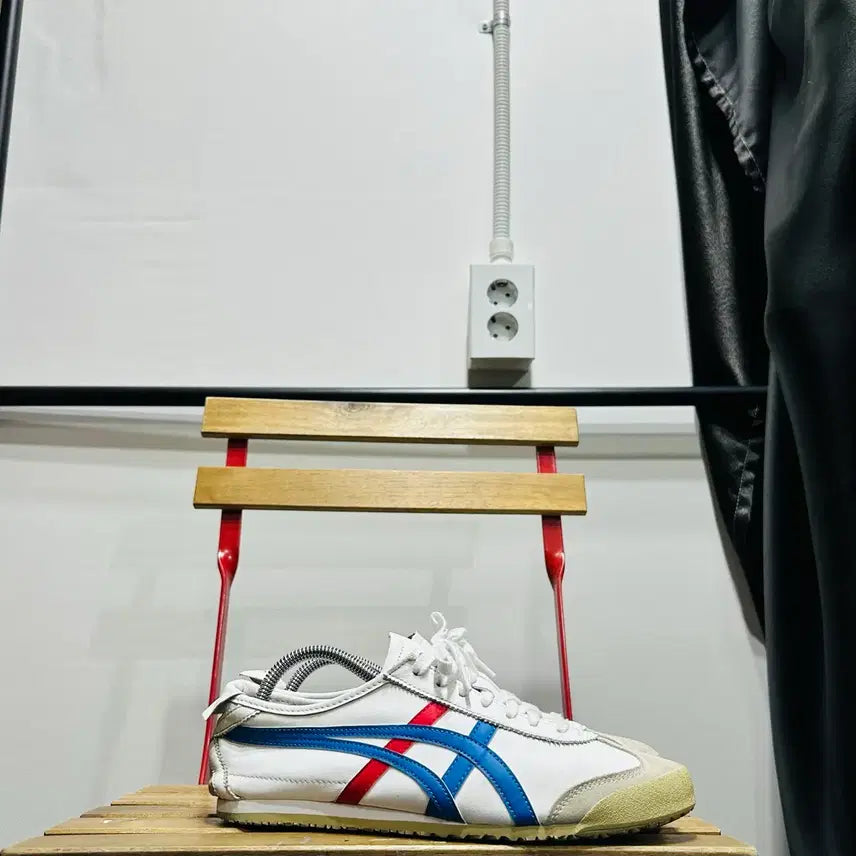 [BUNJANG] Onitsuka Tiger Mexico 66 Sneakers - White/Red/Blue / 270) 오니츠카타이거 스니커즈 남성 남자  멕시코66 흰/빨/파
