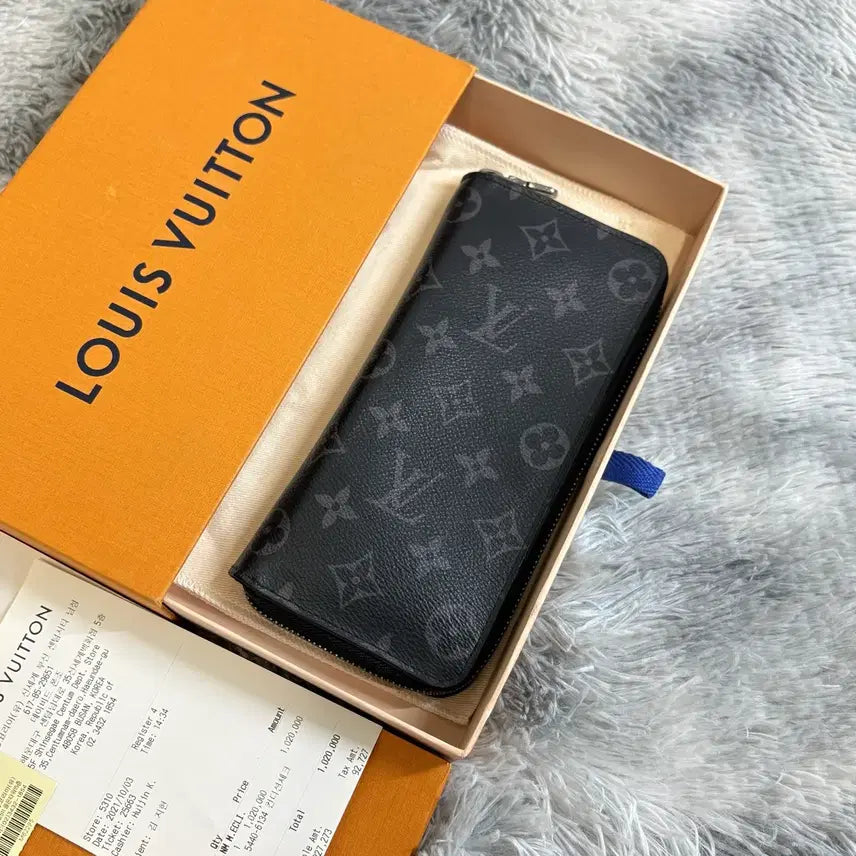 [BUNJANG] Louis Vuitton Eclipse Zipper Long Wallet / [정품,풀구성] 루이비통 이클립스 지퍼돌이 장지갑