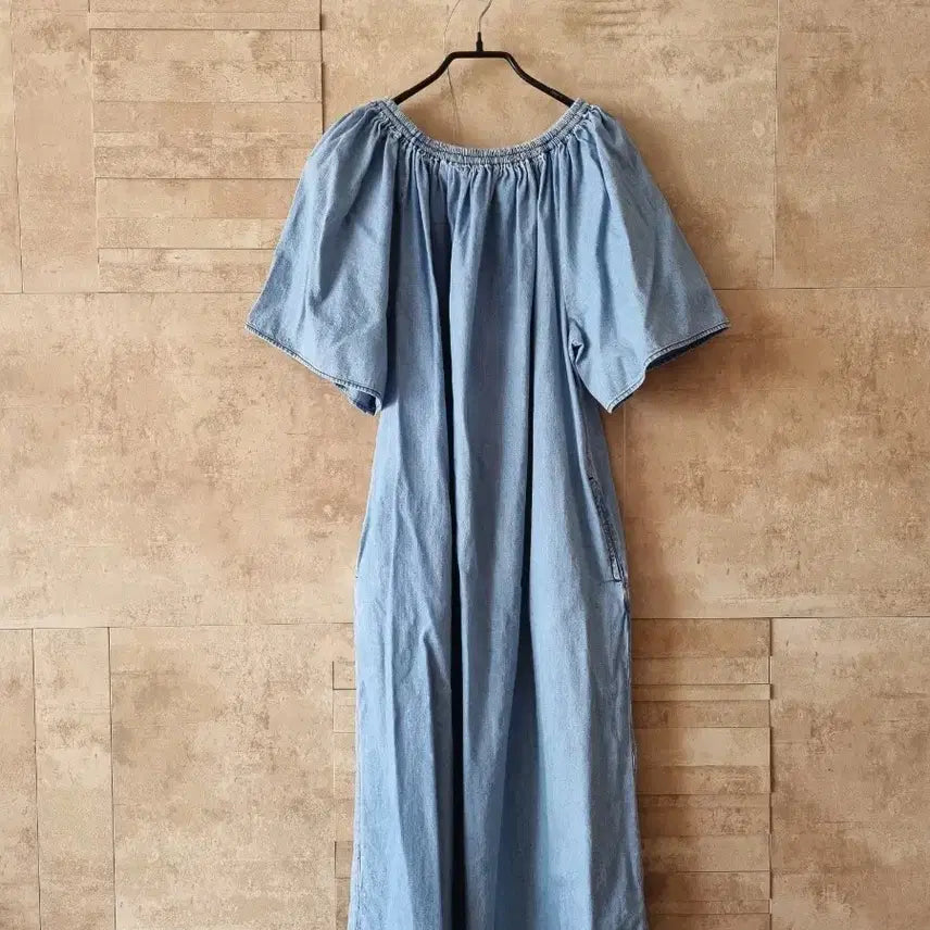 [BUNJANG] A-Line Fit Denim Dress / A라인 핏~데님 원핏
