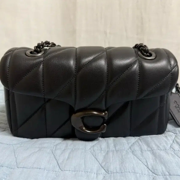 [BUNJANG] Coach Quilted Shoulder Bag Black / [새상품,정품]코치 퀼팅 숄더백 블랙